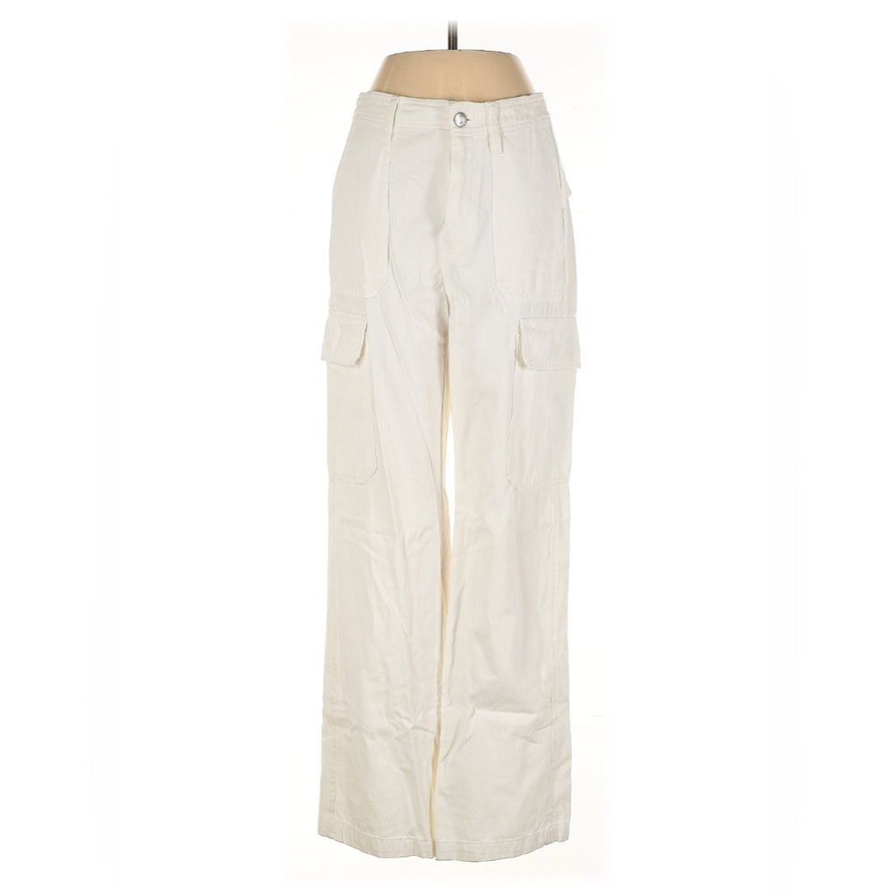 White Zara Cargo Pants